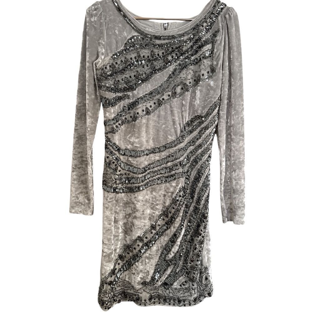 Kimchi Blue Silver Dress EUC